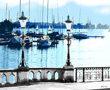 HAMBURG Außenalster (Alster Lake)