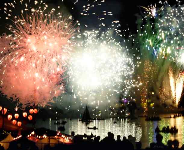 HAMBURG Kirschblütenfeuerwerk (Cherry blossom fireworks)
