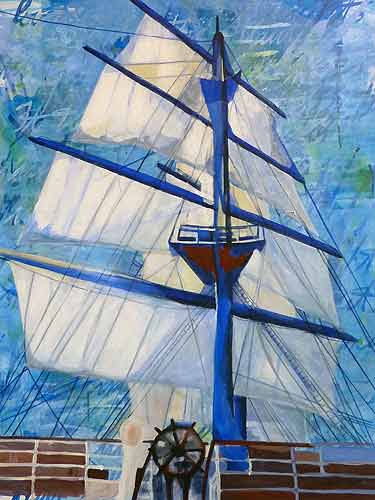 Unter weissen Segeln (Under white sails)