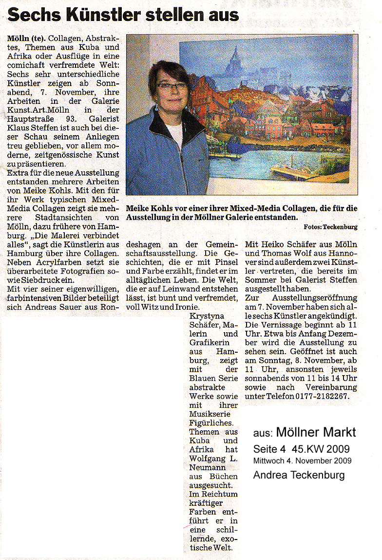 Bericht über die Ausstellung 