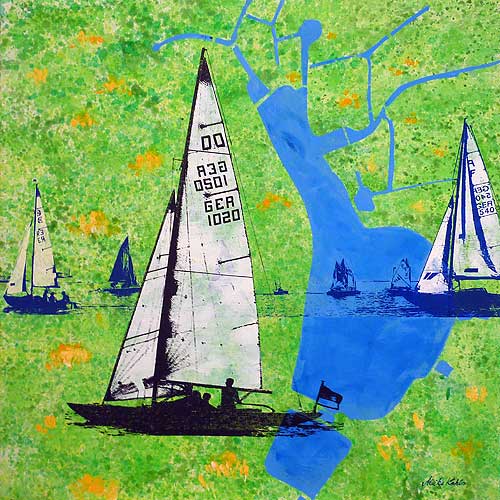 Boote im Frühling