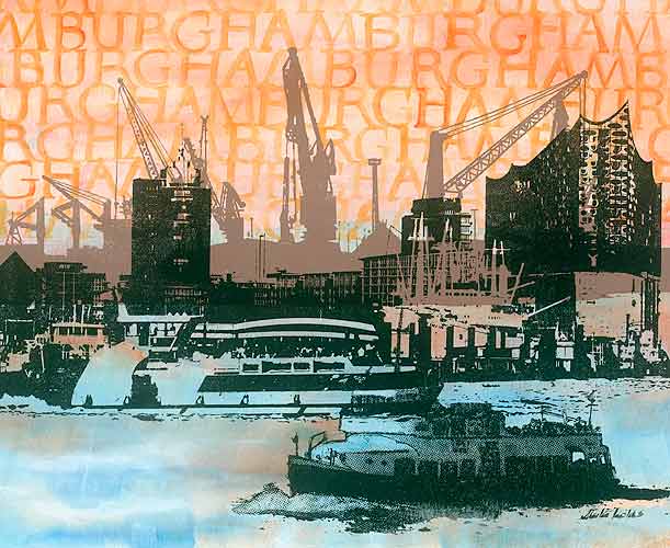 HAMBURG Hafencity-Sonnenuntergang